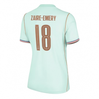 Billige Fotballdrakt Frankrike Warren Zaire-Emery #18 Replika Bortedrakt Dame VM 2026 Kortermet